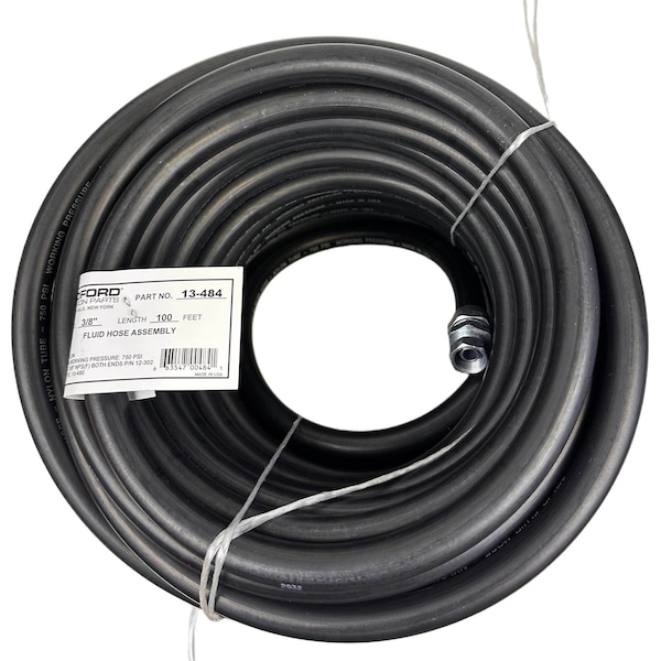 Bedford Precision 100' x 3/8in Fluid Hose Assembly for Binks 71-3306